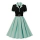 thumbnail image 1 of WILLBEST Vestidos Casuales para Mujer, Nuevos Vestidos Negros con Bordado y Costuras, Estilo Retro de Otoño, de Manga Corta, Sexys para Club Chica, 1 of 2