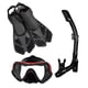 thumbnail image 2 of Conjunto de esnórquel Máscara de buceo Equipo de esnórquel Hombres Mujeres Respiración Buceo ajustable para Rojo Pequeño Mediano Cola Equipo de esnórquel, 2 of 7