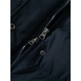 thumbnail image 3 of GGleaf Women's Winter Thicken Coats Warm Snow Jacket with Removable Hood Fashions Long Puffer Jacket Navy XX-Large, 3 of 9