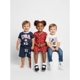 thumbnail image 5 of Disney Mickey Mouse Toddler Boys USA 76 Graphic Tee with Short Sleeves, Sizes 12M-5T, 5 of 8
