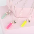 thumbnail image 5 of Claire's Tween Neon Flower Best Friends Unisex Necklace Set, Lobster Closure, 3 Pack, 5 of 6