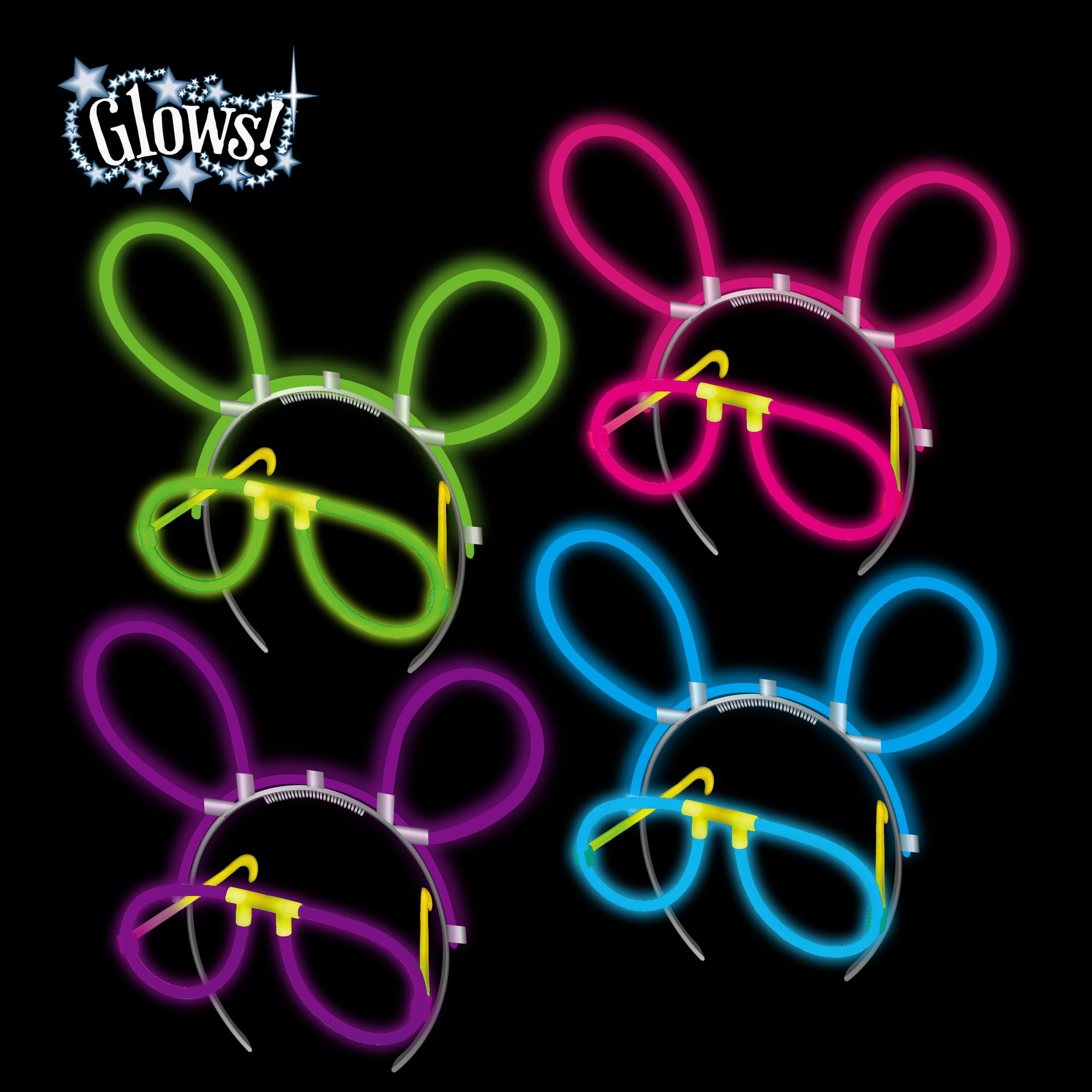 Multicolor Glow Wearable pack, 8 Sets, by Way To Celebrate
