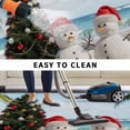 thumbnail image 4 of Coastal Christmas Outdoor Rug 6x9 Ft, Non Slip Washable Area Rug, Snowman Beach Xmas Tree Holiday Patio Rugs Carpet Runner, Large Floor Mat for Indoor/Outdoor Deck Porch Camping, 4 of 8