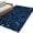 Blue, variant on Black White Leopard Washable Small Entryway Area Rugs 2'x3', Rustic Minimalist Modern Aesthetic Low Pile Throw Rug Non-Slip Sturdy Edge Binding Carpet for Front Door Floor Room Entry