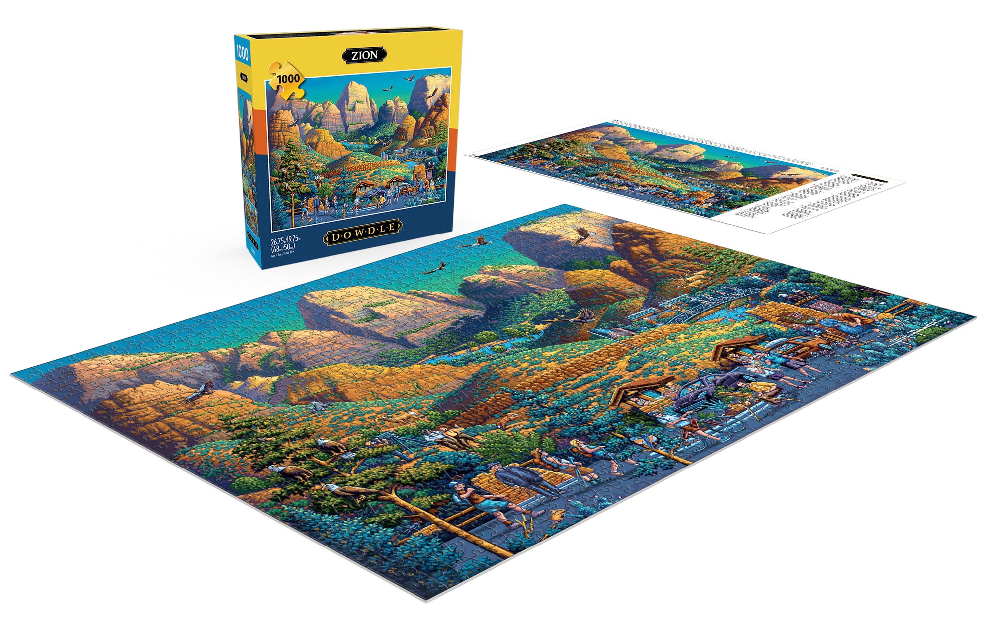 Buffalo Games 1000-Piece Dowdle Zion Interlocking Jigsaw Puzzle