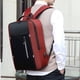 thumbnail image 2 of Mochila para portátil de 16 pulgadas, delgada, carga USB, colegio, regalos, mujeres con doble hombro, hombres con gran capacidad, rojo, 2 of 5