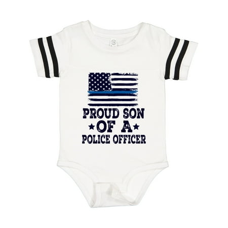 

Inktastic Police Officer Proud Son Gift Baby Boy Bodysuit