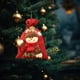 thumbnail image 5 of Adornos navideños, adornos navideños, regalos navideños Bolsa de regalo de Navidad Bolsa de regalo de lino tridimensional Estilo anciano Estilo muñeco de nieve Bolsa de regalo de lino Productos de lin, 5 of 6