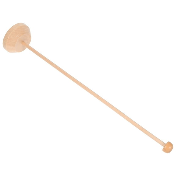 Homoyoyo Tabletop Flag Holder in Light Yellow Wood, Space-Saving Indoor Display Stand for Small Flags and Desk Decoration