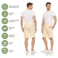 thumbnail image 6 of 3-Pack Premium Men’s French Terry Sleep Shorts-Athletic Activewear Short With Pockets- Sweat Shorts For Sports, Gym, Workouts, 6 of 7