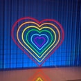 thumbnail image 5 of Handmadetneonsign Heart Love Neon Sign, Happy Pride Wall Art Decor, Gifts For Gay Couples, LGBT Room Wall Decor, 5 of 5