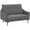 Grey, variant on HOMCOM 2 Seater Sofa, Upholstered Loveseat with Button Tufted, Grey