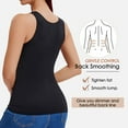 thumbnail image 3 of Vaslanda Women Shapewear Tank Tops with Built-in Bra Pads Seamless Tummy Control Cami Shaper Camisoles Undershirt, 3 of 7