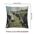 thumbnail image 4 of nygtbtfer Square Pillow Covers with Zipper Printed with and Stawberry Tan Brown Comfortable Sofa Outdoor Throw Pillow White, 4 of 7