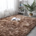 thumbnail image 4 of Junovo Shaggy Area Rugs for Bedroom Living Room Fluffy Rug Plush Decorative Rug for Indoor,9'x12',Coffee, 4 of 7