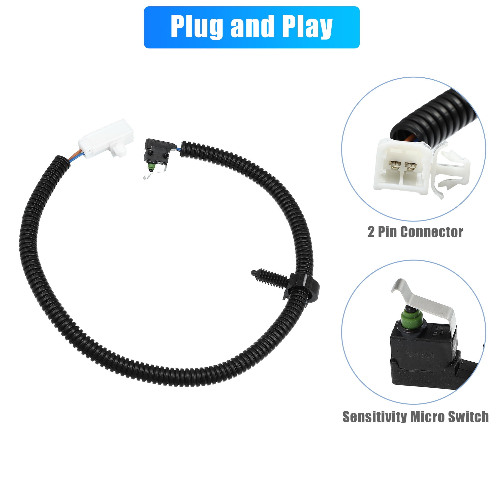 Unique Bargains Rear Liftgate Tailgate Wiring Micro Switch for Jeep Liberty 2004-2007 5143017AA Electrical Jumper Wiring