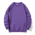 thumbnail image 3 of Chandail Décontracté pour Hommes, Manches Longues Col Rond avec Manches Contrastées, Style Sportif pour Courir et Se Détendre Violet TG, 3 of 4