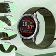 thumbnail image 4 of Vodtian 22mm Quick Fit Hook and Look Nylon Bands Compatible with Garmin Fenix 8 47mm/Fenix 7/Fenix 6/Fenix 5, Garmin Approach S62/S60, Epix Gen 2/Epix Pro 47mm for Women Man, 4 of 8