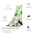 thumbnail image 3 of Kll Avocado Microfiber Beach Towel Fast Drying,Extra Large 27.5"X55" Sand Free Beach Towel Super Lightweight Towels, 3 of 8