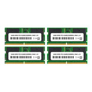 64GB RAM stick（4x16GB）DDR5 5200MHz PC5-41600 SODIMM Laptop RAM Memory Module 1Rx8 1.1V for Gaming, Content Creation & Heavy Multitasking Non-ECC Unbuffered