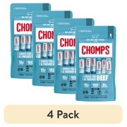 (4 pack) Chomps Grass Fed And Finished Sea Salt Beef Snack Sticks (8 Count)