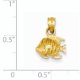 thumbnail image 2 of Pendentif Poisson en Or Jaune 14 Carats, 2 of 2