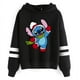 thumbnail image 1 of Sudadera con capucha de dibujos animados de Disney para mujer, sudadera divertida Y2k de Lilo Stitch, Sudadera con capucha de Manga de Anime, ropa femenina, 1 of 1