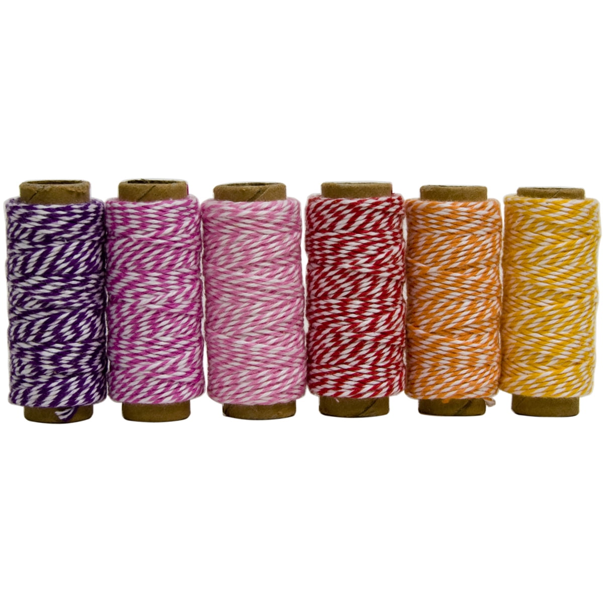 cotton baker s twine mini spool set 2 ply 65 spring fling
