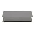 thumbnail image 2 of Palillero rectangular de acero inoxidable con tapa para el hogar, bar, hotel, restaurante, color negro plateado, 2 of 14
