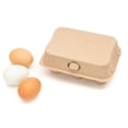 thumbnail image 3 of Hearty Produce Half Dozen Egg Cartons Brown (30-Pack) | 2x3 Style | Biodegradable & Recycled Pulp | Perfect for Small Family-owned Farm, 3 of 7