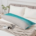 thumbnail image 6 of Summer Beaches Throw Pillow Covers Artistic Oceans Sea Wave Coastal Landscape Decorative Lumbar Pillow Cover Rectangle Cushion Case for Sofa Couch Bed Living Room Bedroom 20 X 54 Inches, 6 of 9