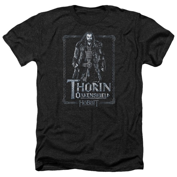The Hobbit - Thorin Stare - Heather Short Sleeve Shirt - XX-Large
