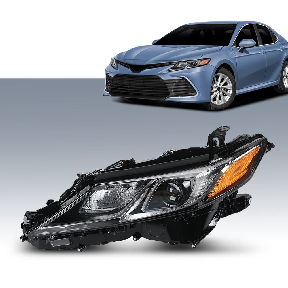 Projector Headlight Assembly Left Driver Side Fit for Toyota Camry LE SE 2018 2019 2020 2021 2022 Headlamps