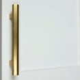 thumbnail image 3 of GlideRite 5 in. Center Solid Hexagon Bar Pull Cabinet Hardware Handle, Satin Gold, Pack of 5, 3 of 4