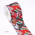 thumbnail image 1 of Cintas para el día de Navidad, cinta de grogrén/satén impresa para lazo de adornos para manualidades, 10 yardas, 72804, 1 of 4
