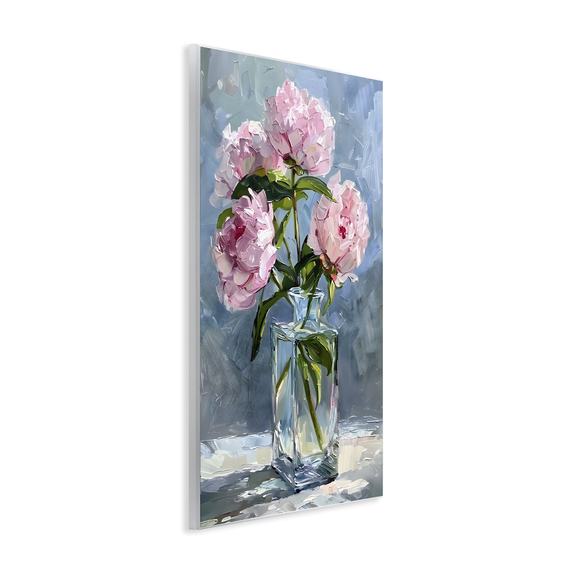 Stupell Industries Beautiful Pink Pastel Peonies Wall Plaque Art, design by Creative Studio