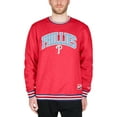 thumbnail image 4 of Men's New Era Red Philadelphia Phillies Pullover Sweatshirt, 4 of 5