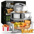 thumbnail image 1 of Granitestone Big Boss 16Qt Large Glass Air Fryer Non Toxic Family Sized Large Halogen Oven Cooker Air Fryer, 1 of 8