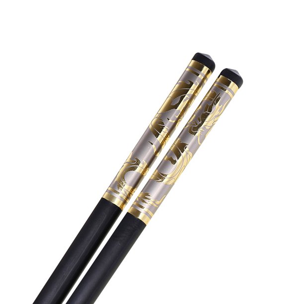 Fiberglass DishwasherSafe Chopsticks, Premium Chinese Dragon