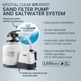 thumbnail image 6 of INTEX UltraLuxe 24ft x 52in Round Above Ground Pool Set, Sand Pump, & Saltwater System, 6 of 13