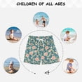 thumbnail image 6 of Pink Floral Vintage Boys Swim Trunks Quick Dry Boy Swim Shorts for 3-14 Years, 6 of 8