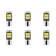 thumbnail image 1 of Luz del coche T10 W5W Lado de la puerta 26 SMD 4014 Bombilla de luces de instrumentos 12V para automóviles Auto 6PCS, 1 of 5