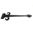 thumbnail image 5 of Heavy Duty Strap Hinge for Gates and Doors Decorative Large 15 1/2" Wrought Iron Fleur De Lis Design Renovators Supply, 5 of 9