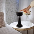 thumbnail image 2 of Bell + Howell Chelsea Petite Lampe de Table Sans Fil Tactile à DEL Rechargeable pour Table de Chevet Bureau Table de Nuit Noir Minuit, 2 of 10