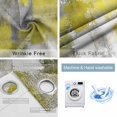 thumbnail image 6 of Yellow Grey Blackout Curtains for Bedroom, Abstract Art Oil Painting Modern Geometric Room Darkening Window Drapes for Living Room, Thermal Insulated Grommet Curtains, 27.5x39 inch, 2 Panels, 6 of 9