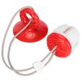 thumbnail image 4 of Juguete Para Masticar Con Ventosa, Juguete Para Masticar Perros, Juguete Para Limpiar Los Dientes De Mascotas, Juguete Para Masticar Perros, Juguete Molar, Limpieza De Dientes Para ANGGREK rojo blanco, 4 of 8