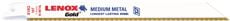 Lenox Gold 818Gr Reciprocating Metal Blade, 18T, 8 In., 5 Per Pack by Lenox-American Saw