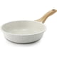 thumbnail image 1 of 26-27 Nonstick Ceramic Frying Pan Skillet,8-Inch Omelet Pan,Healthy Non Toxic Pan,Induction Compatible Egg Pan with Heat Resistant Handle,White, 1 of 4