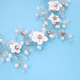 thumbnail image 3 of Diadema de flores y hojas para novia, tocado de perlas, accesorios para el cabello de novia de cristal para mujeres y niñas, 3 of 5