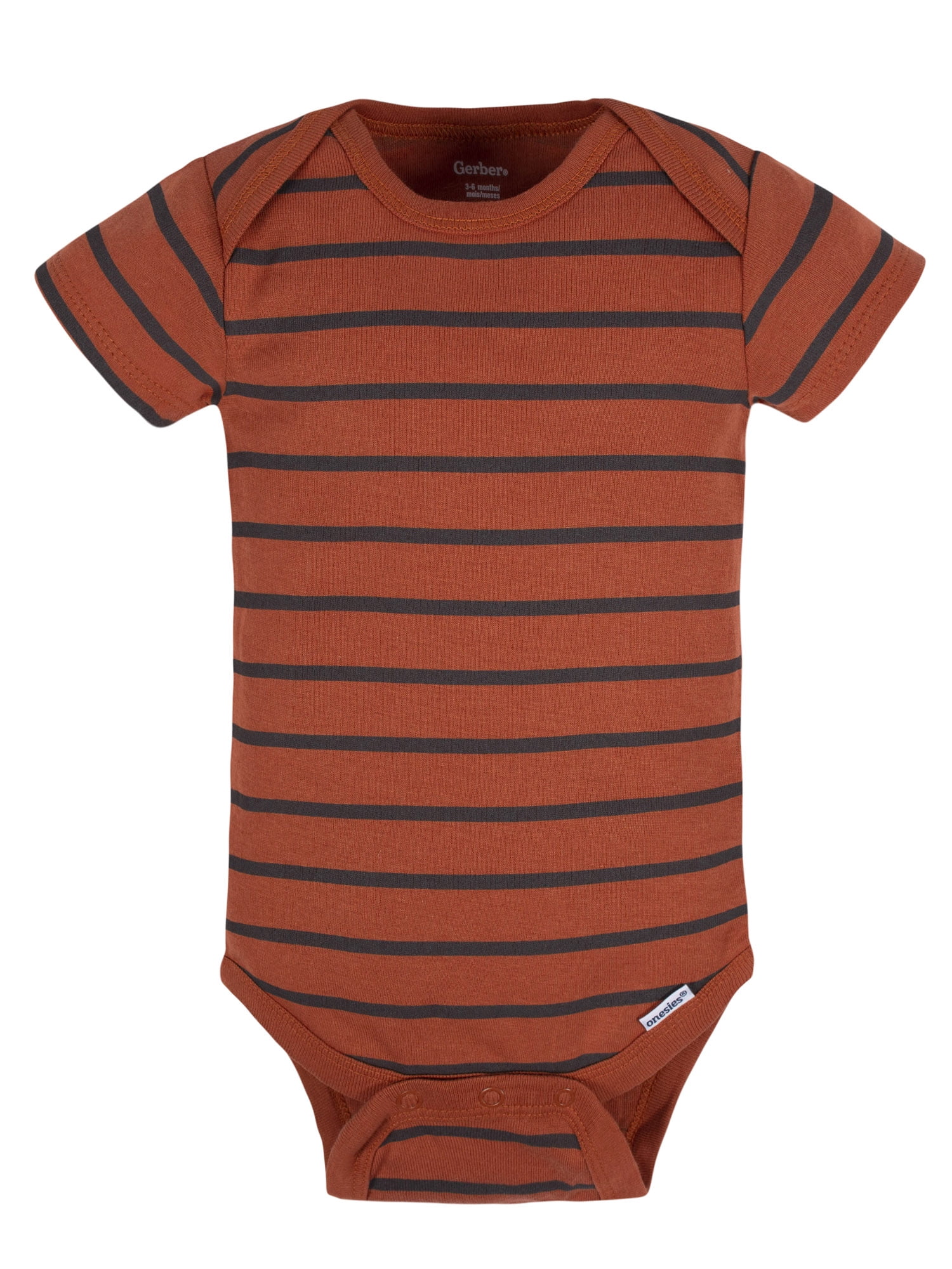 Gerber Baby Boy Short Sleeves Onesies Bodysuits, 8-Pack, Sizes Newborn-12M